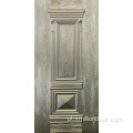 Pele de porta de aço estampado com design clássico